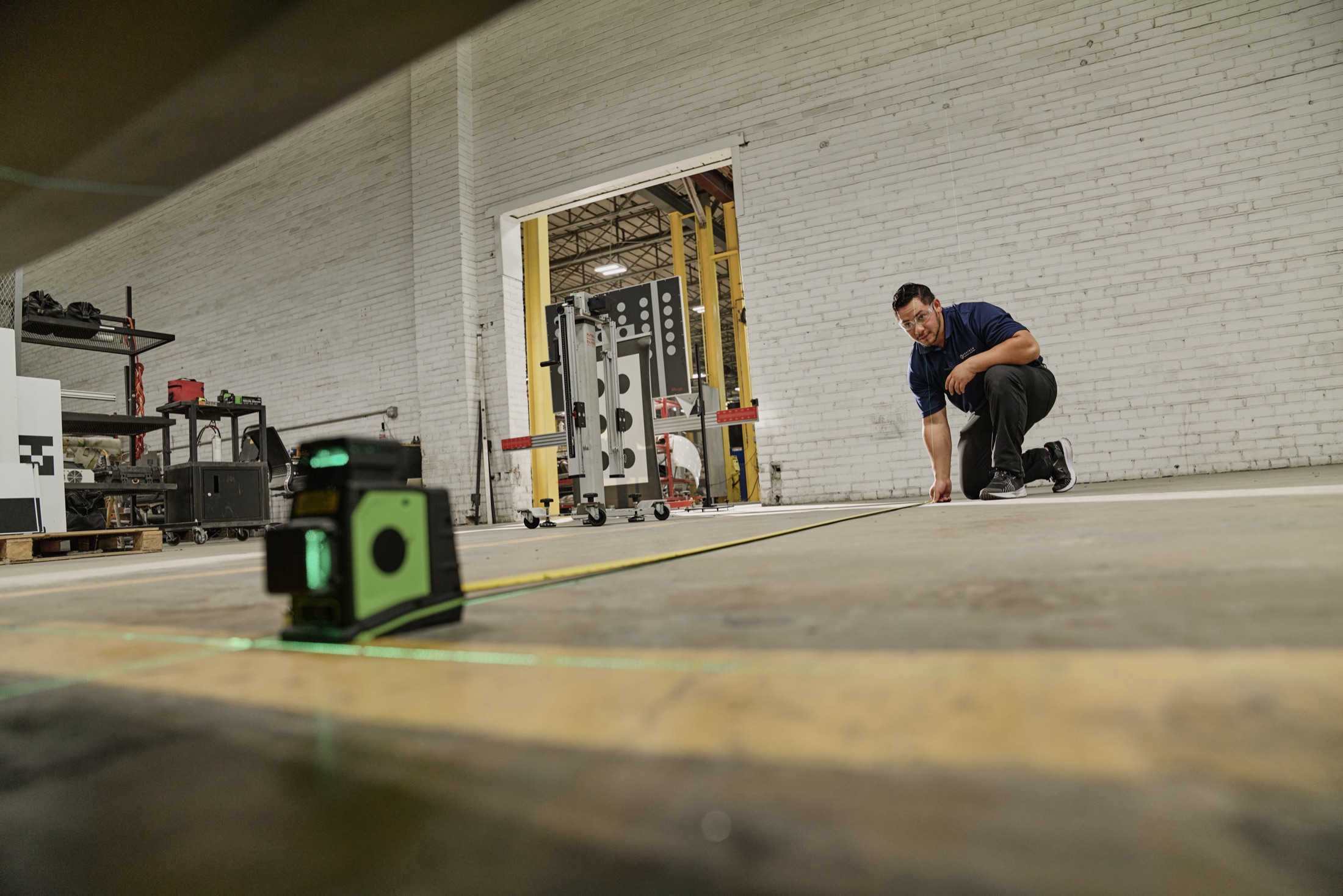 Protech calibration technician at work