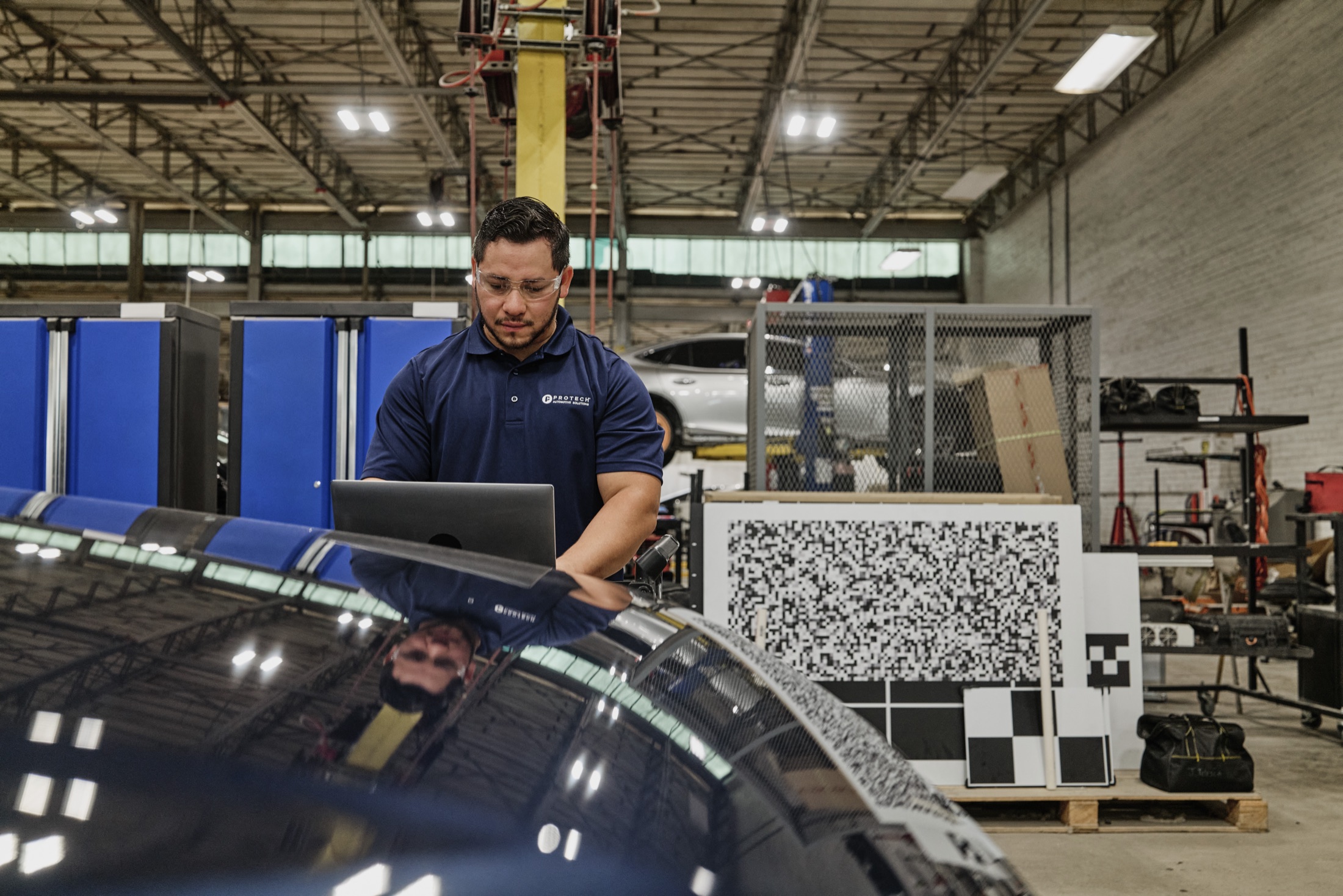 ADAS calibration technician